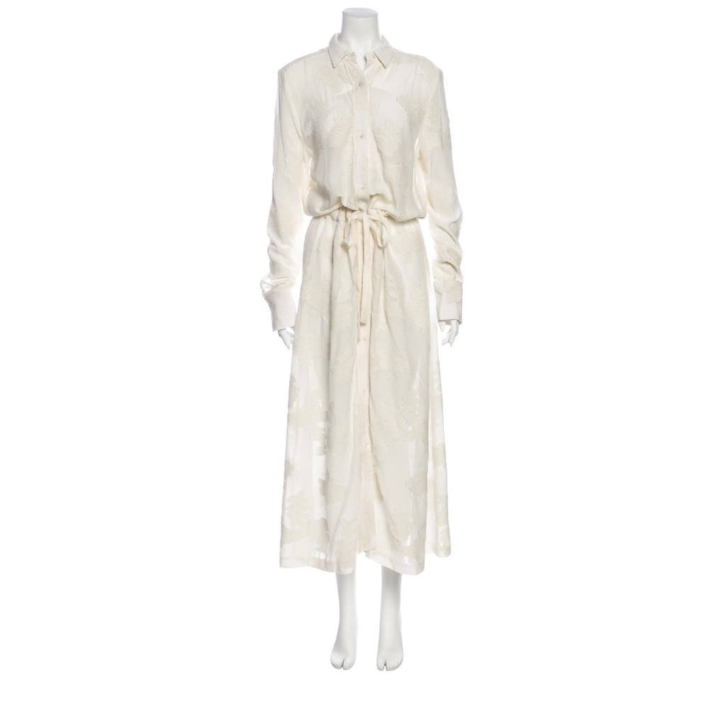 A.O.T.C. White Fil Coupe Maxi Dress